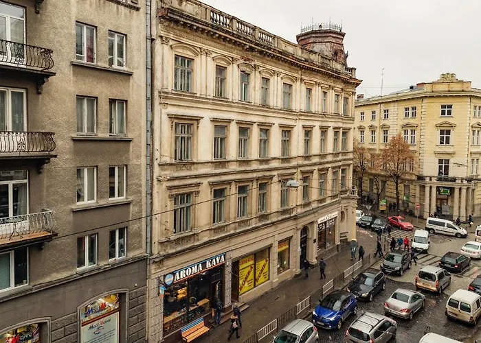 Mini Barvy Lvova On Hnatyuka St. Lägenhetshotell Lviv